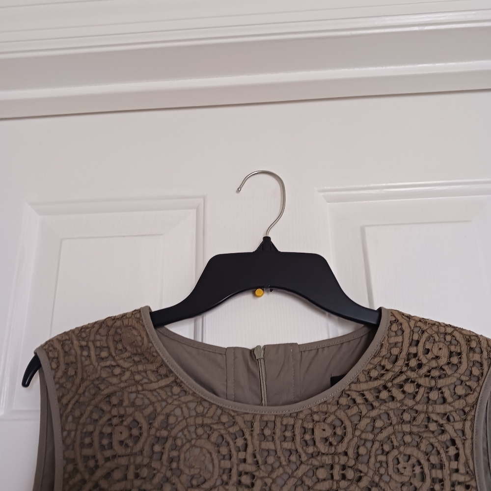 Jenni Kayne Olive Green Eyelet Shift Dress - Picture 11 of 11